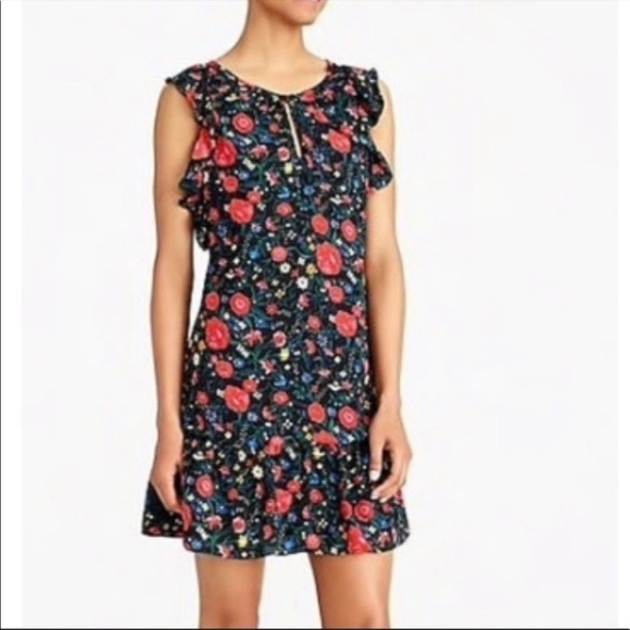J. Crew Floral Flutter Dress NWT - Picture 2 of 13